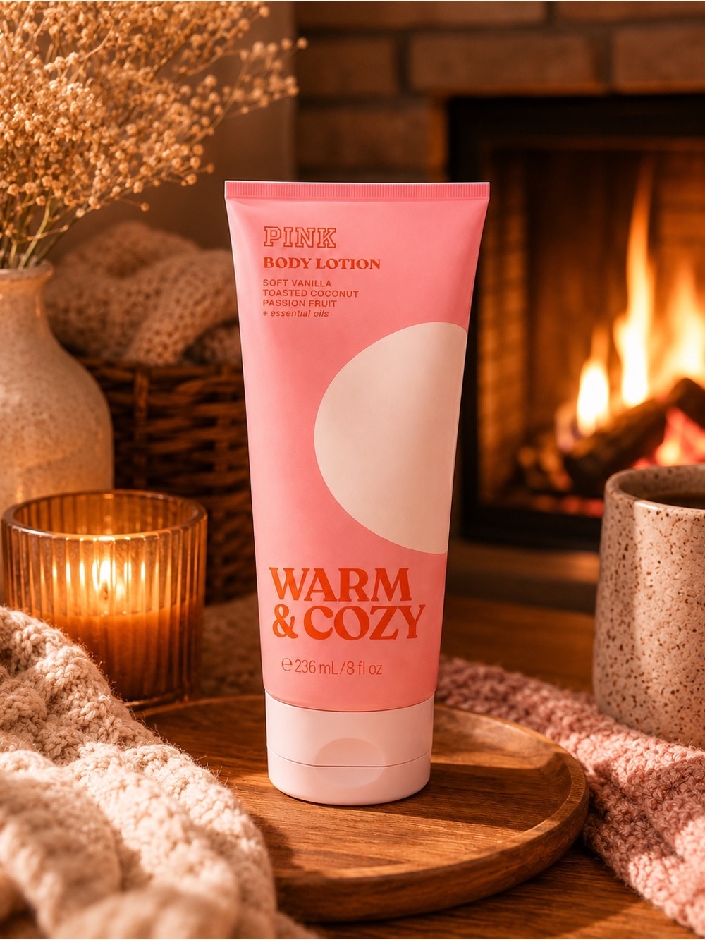 Victoria’s Secret PINK Warm & Cozy Body Lotion 8 oz NEW